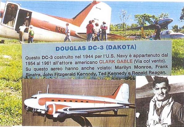 The Douglas DC-3 owned by Clark Gable