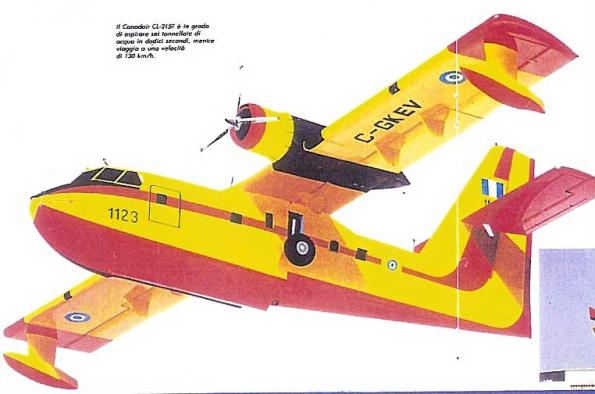 Scale model of a canadair